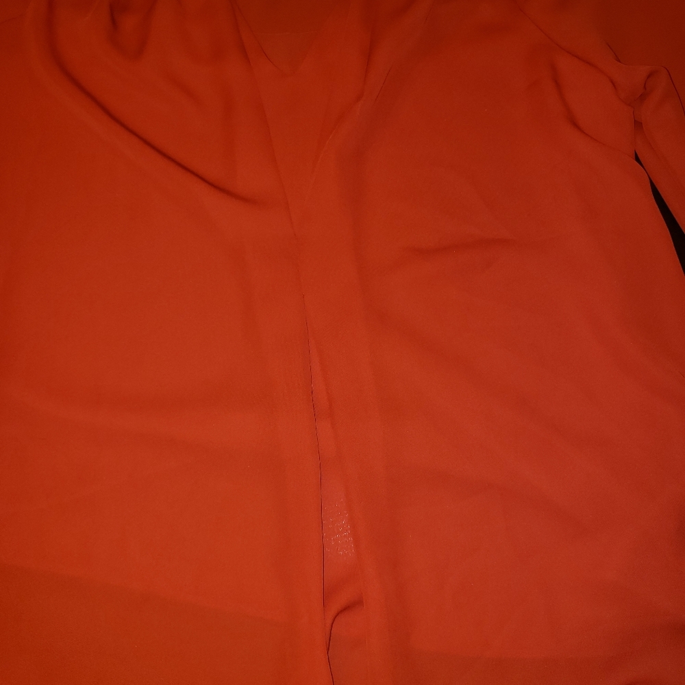 ❤Elle Red Blouse - Picture 6 of 7